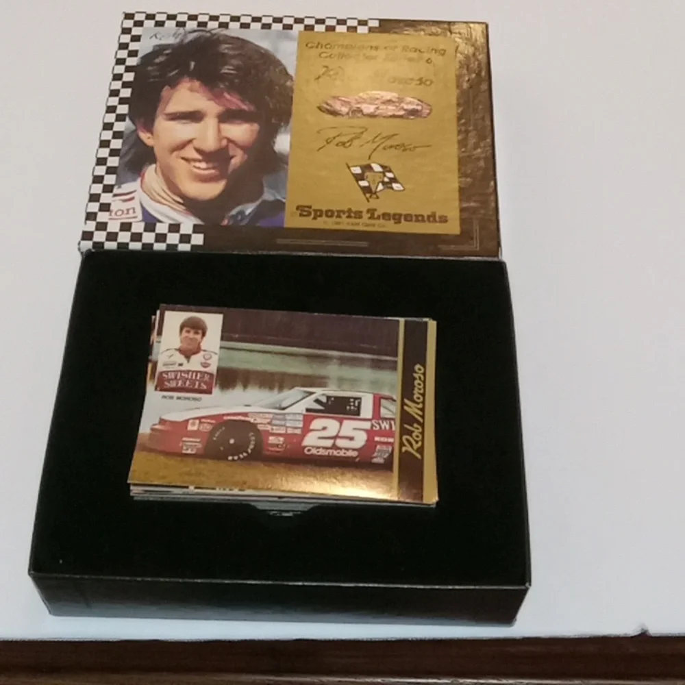 Rob Moroso Collectible Nascar Driver Trading Card Complete Set